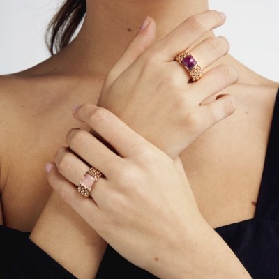 Anello argentato 6043 dorato [f37eac88]