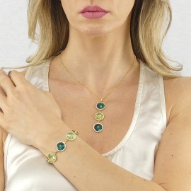 Bracciale con cristallo colorato [7e17f870]