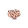 Charm cuore rosa e infinito [52c3b074]