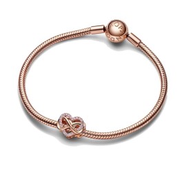 Charm cuore rosa e infinito [8be5f379]