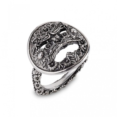 Anello Gerardo Sacco con Maschera dell'Arcimboldo 50277 [234e511a]