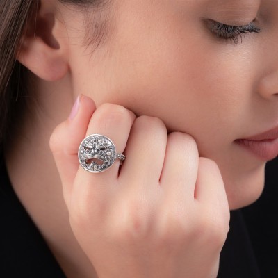 Anello Gerardo Sacco con Maschera dell'Arcimboldo 50277 [fa681217]