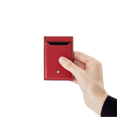 Portacarte Montblanc Custodia Meisterstück 3 scomparti rossa 129685 [ef66397d]