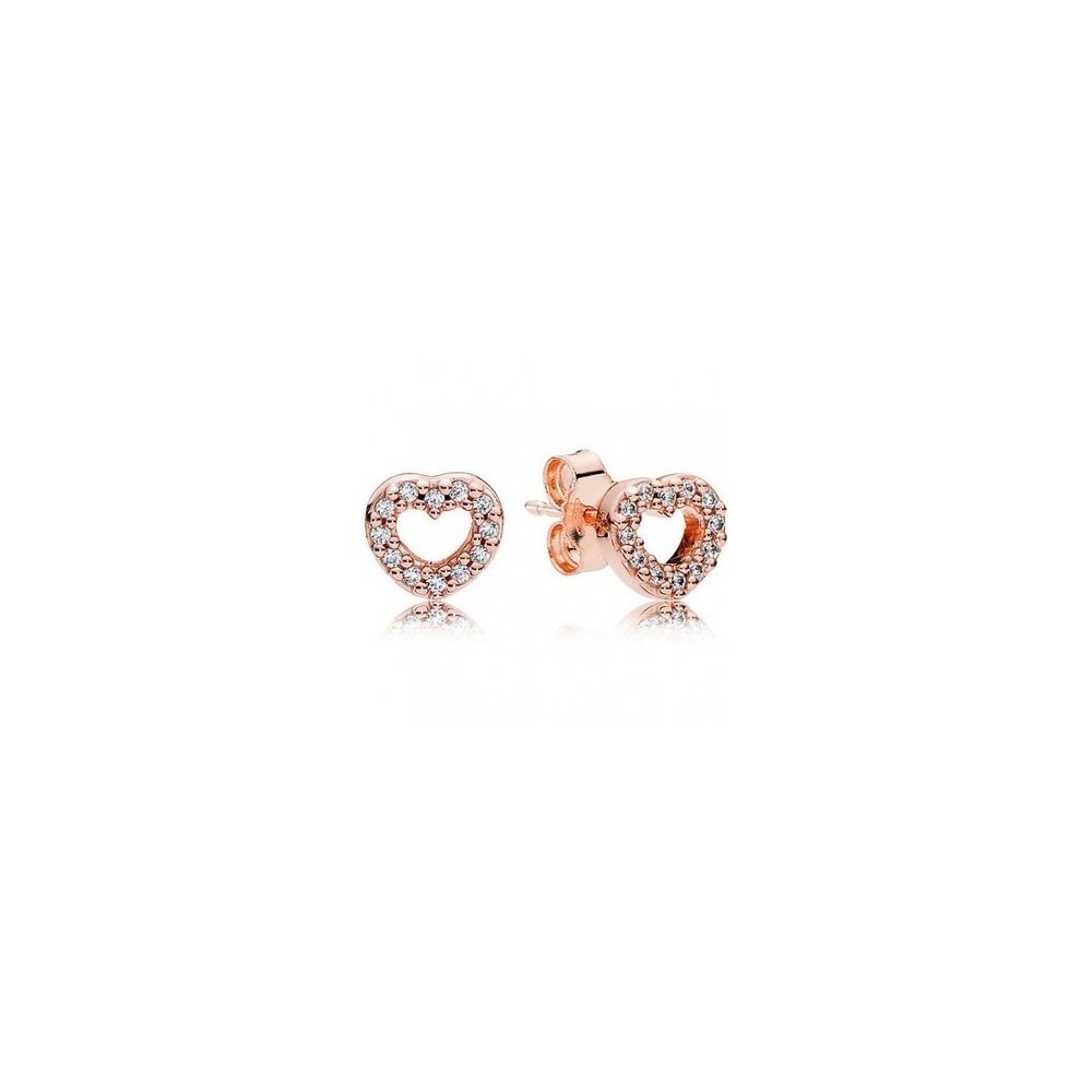 Orecchini Pandora cuori rose gold 280528CZ [47b70aca]