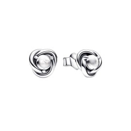 Orecchini Pandora Cerchi Eterni bianco aprile 292335C01 [49eebbc9]