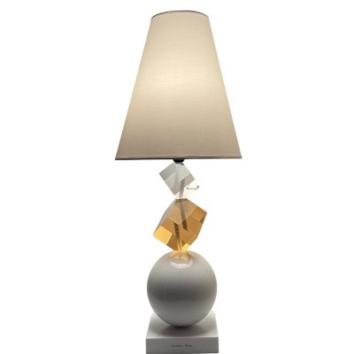 Lampada Charlottina Design con paralume bianco MI51 [b7c71da5]