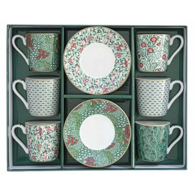 Set Easy Life 6 tazzine con piattino Floral Fantasy R0126 FASY [d288e13b]