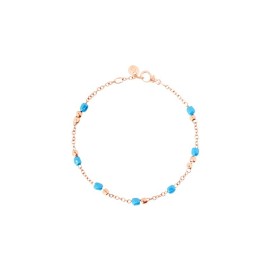 Bracciale Dodo Granelli in oro rosa 9K e ceramica turchese DBC3005-GRANX-CTU9R [0e94ee0f]