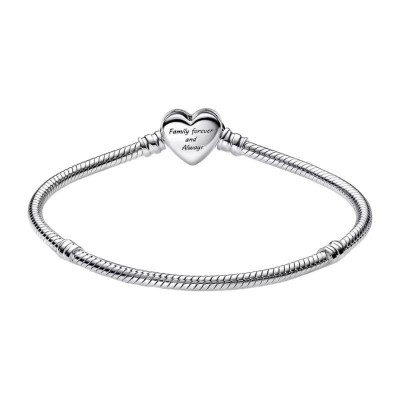 Bracciale Pandora Moments con chiusura a cuore e infinito con pietre luminose 592645C01 [da95b080]