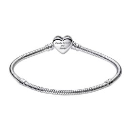 Bracciale Pandora Moments con chiusura a cuore e infinito con pietre luminose 592645C01 [da95b080]