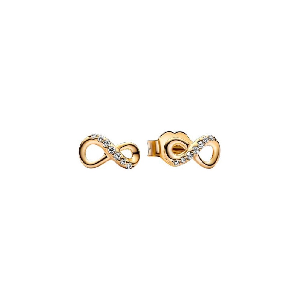 Orecchini Pandora Infinito zon zirconi gold 268820C01 [78069f23]