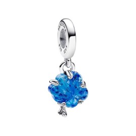 Charm Pandora Albero della vita in vetro di murano blu 792614C01 [b3c5569b]