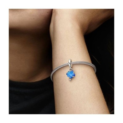 Charm Pandora Albero della vita in vetro di murano blu 792614C01 [ddfed492]