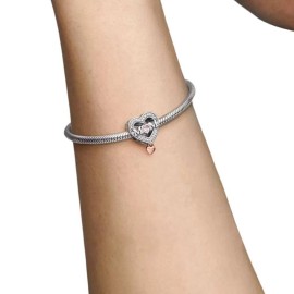Charm Pandora mamma con cuore pendente 782653C01 [260ba8f7]