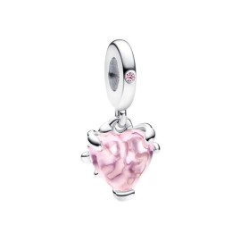 Charm Pandora Moments albero della famiglia con pietra rosa 792654C01 [34698e9a]