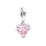 Charm Pandora Moments albero della famiglia con pietra rosa 792654C01 [34698e9a]