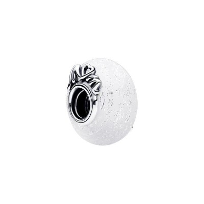 Charm Pandora Moments Vetro di murano bianco Mum 792655C00 [c1c543fc]