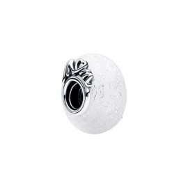 Charm Pandora Moments Vetro di murano bianco Mum 792655C00 [c1c543fc]