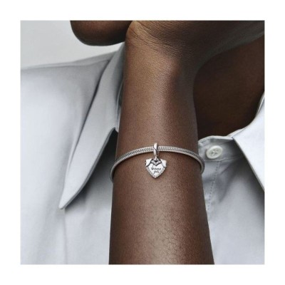 Charm Pandora a cuore pendente Amico a 4 zampe 792647C01 [0a08d3f5]