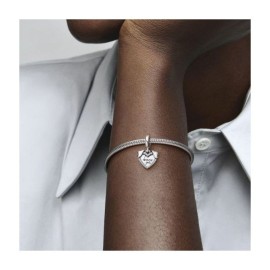 Charm Pandora a cuore pendente Amico a 4 zampe 792647C01 [0a08d3f5]