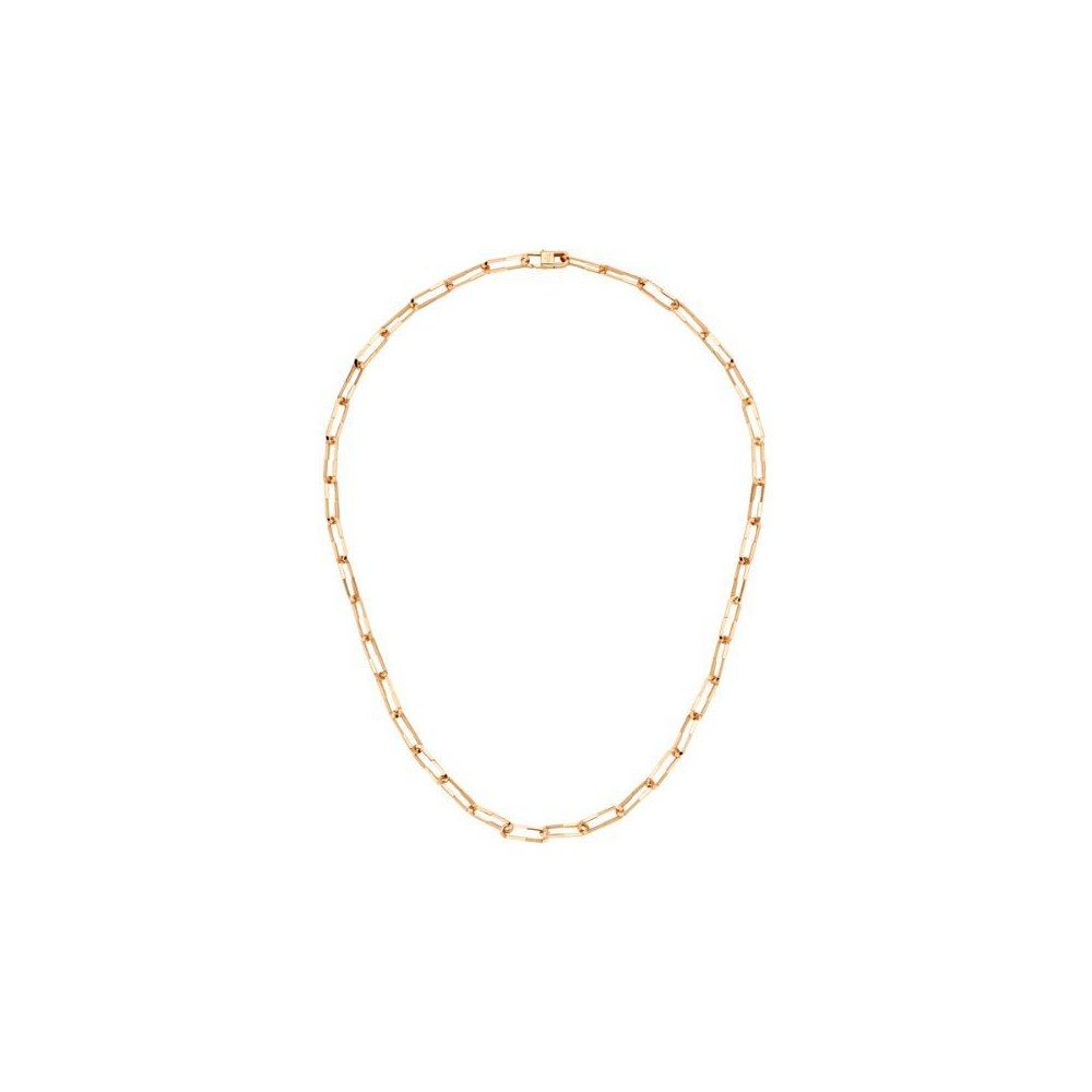 Collana Gucci catena Link to love in oro rosa 18kt 42cm YBB745654001 [e3a56d4f]