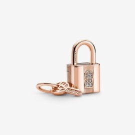 Charm Pandora Lucchetto con chiave Rosè Gold Plated 780088C01 [57698fc5]