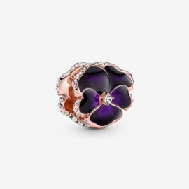Charm Pandora Viola del Pensiero 780777C01 [59ed104b]