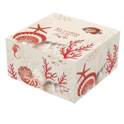 Set 2pz Easy Life Tazzine Caffè Espresso con Piattino 110ml coral reef R0921 REEF [c523efd2]