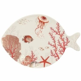 Piatto Easy Life a forma di pesce 27x19cm Coral Reef R2594 REEF [08e5be0b]