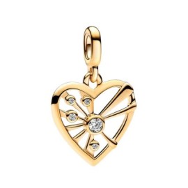 Charm Pandora Me Medaglione cuore placcato oro 14k con zirconi 762691C01 [8dd0c391]