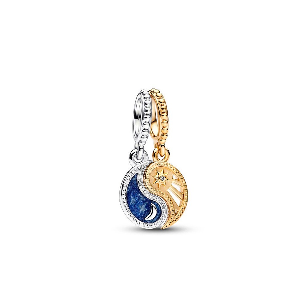 Charm Pandora pendente Sole e Luna divisibile 762678C01 [c1bfd228]
