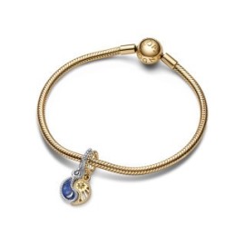 Charm Pandora pendente Sole e Luna divisibile 762678C01 [c1bfd228]