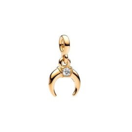 Mini Charm Pandora Me Moon placcato oro 14k con zirconi 762692C01 [46130a29]