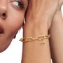 Mini Charm Pandora Me Moon placcato oro 14k con zirconi 762692C01 [28288820]
