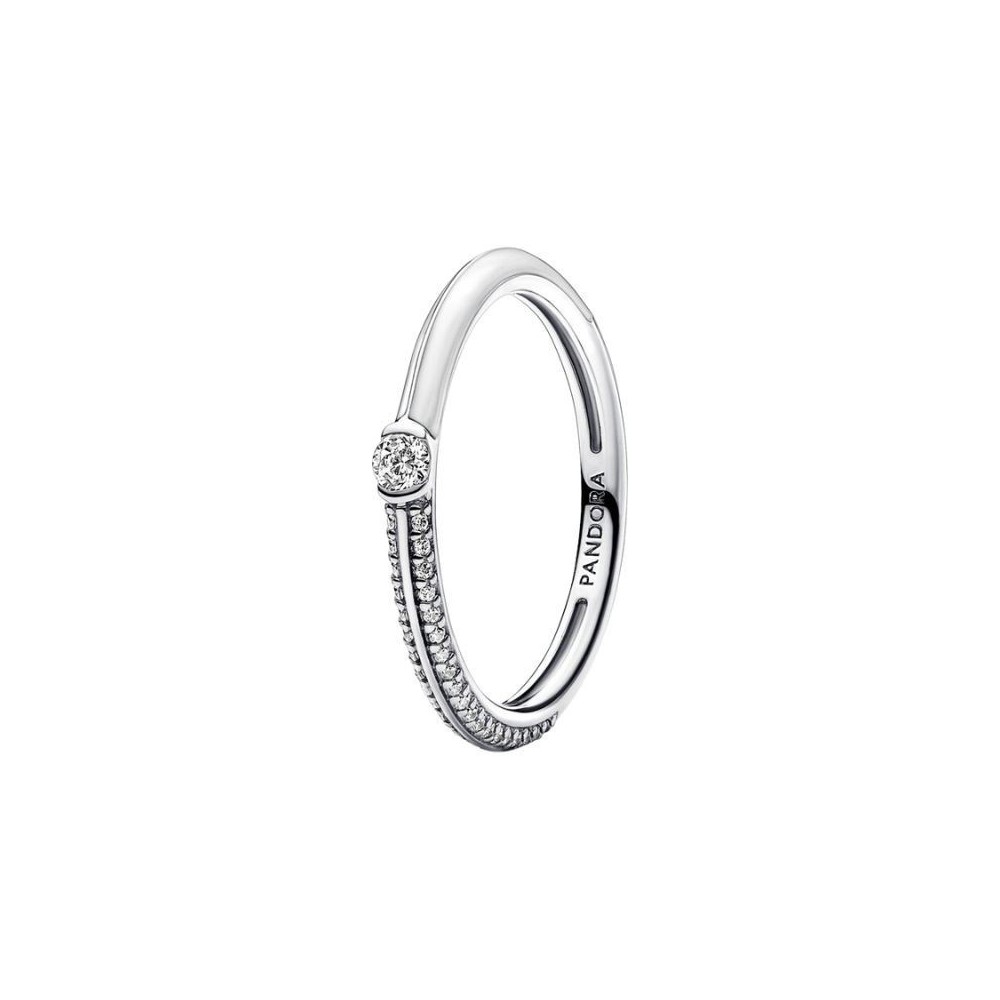 Anello Pandora Me pietre luminose e smalto bianco 192528c02 [6c9c1c23]
