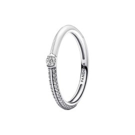 Anello Pandora Me pietre luminose e smalto bianco 192528c02 [6c9c1c23]