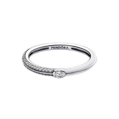 Anello Pandora Me pietre luminose e smalto bianco 192528c02 [b5ba5f2e]