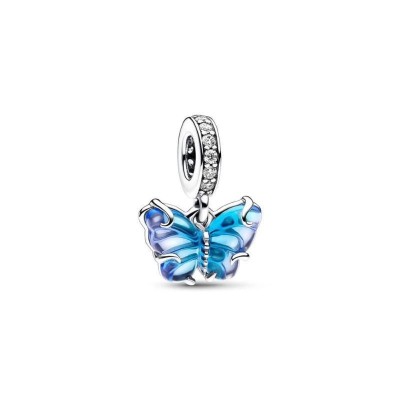Charm Pandora Farfalla con vetro di murano blu 792698C01 [3a4aae4d]