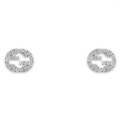 Orecchini Gucci Interlocking GG Con diamanti YBD72940800300U [63470e2c]