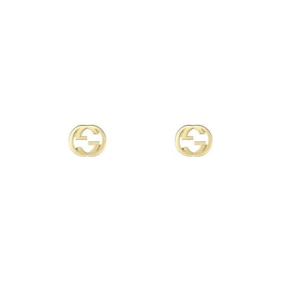 Orecchini Gucci Interlocking G in oro giallo 18ct YBD748543002 [1a016085]