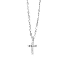 Collana Comete in argento e pendente croce con zirconi UGL727 [2ded8835]