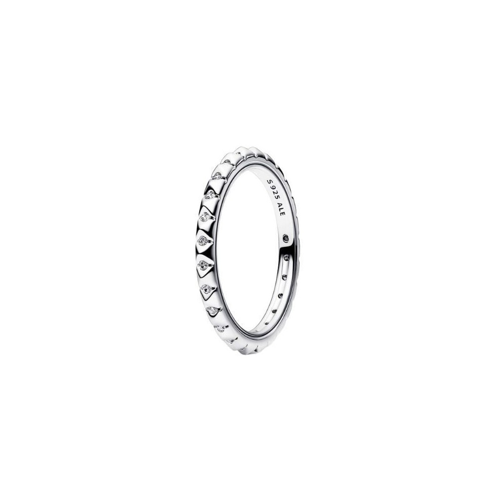 Anello Pandora ME geometrico con pietre 192800C01 [dc3f4252]