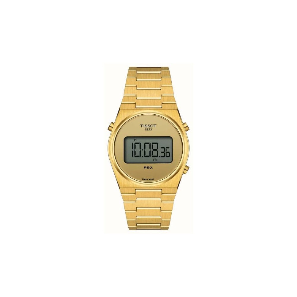 TISSOT PRX DIGITAL GOLD 35 MM T1372633302000 [f519172f]
