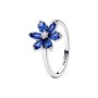 Anello Pandora Herbarium Fiore Blu 193000c01 [d50eebdc]