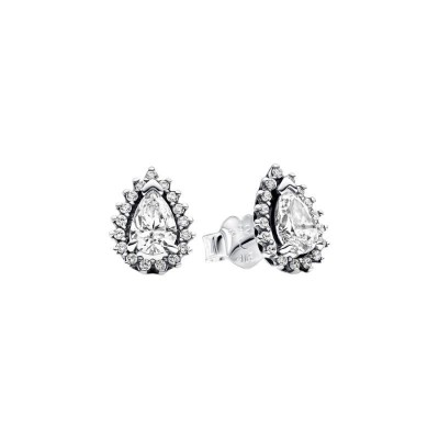 Orecchini Pandora Punto Luce Goccia e Pavè 292834C01 [51e50771]