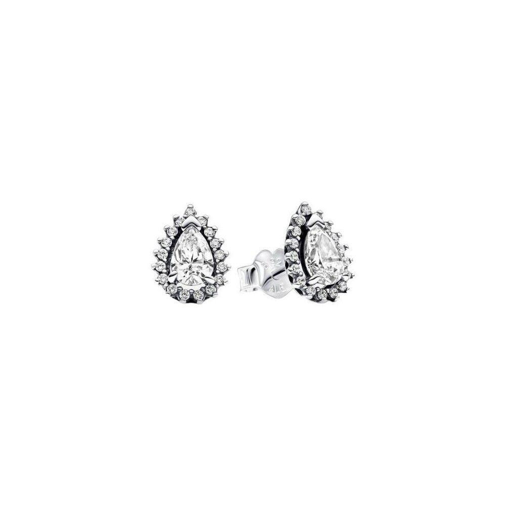 Orecchini Pandora Punto Luce Goccia e Pavè 292834C01 [51e50771]