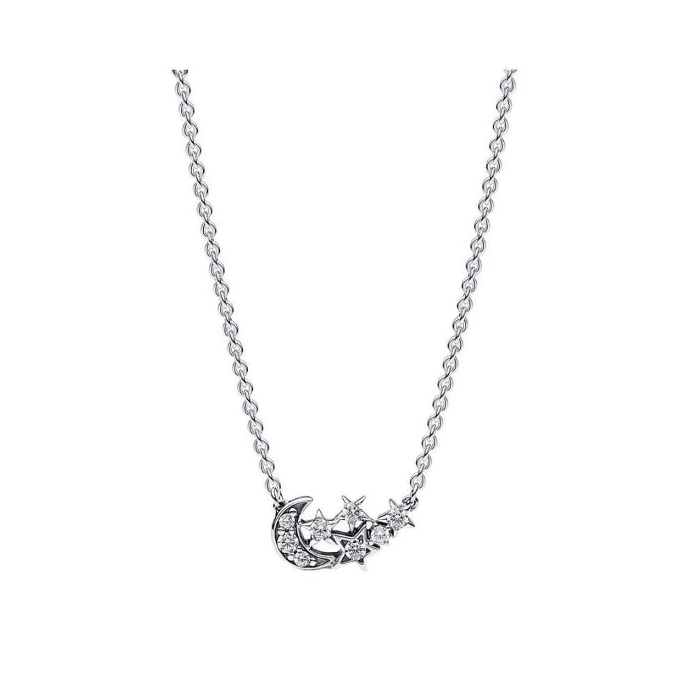 Collana Pandora Luna Crescente e Stelle 392991C01-45 [6f8a03af]