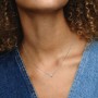 Collana Pandora Cuore con Tre Pietre 393014C01-45 [b8f5f1a1]