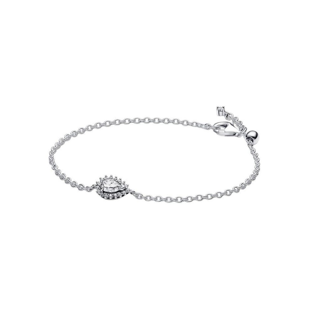 Bracciale Pandora a Catena con Punto Luce Goccia 593001C01 [733861a8]