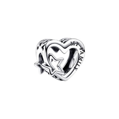 Charm Pandora Openwork Cuore con Stella 792829C00 [310ec112]